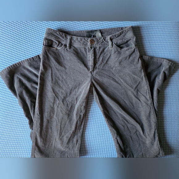 Sanctuary Charcoal Corduroy Bootcut Pants - Picture 1 of 8